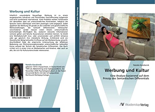Werbung und Kultur: Eine Analyse basierend auf dem Prinzip des Semantischen Differentials